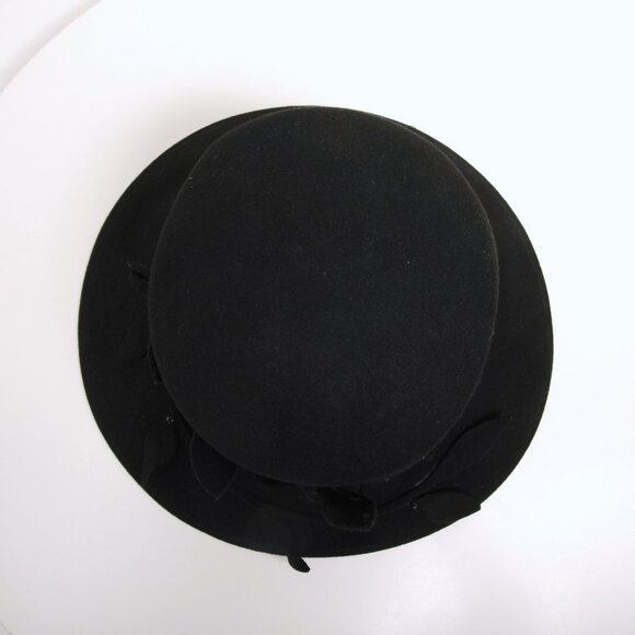 Betmar Leaves Wool Bowler Hat Black Women One‎ Size main image 10